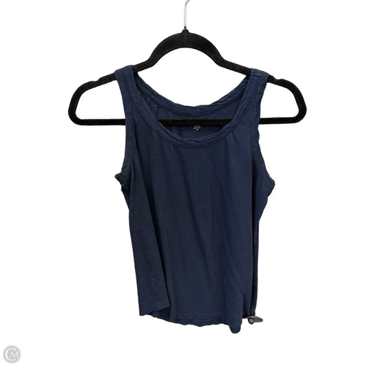 Top Sleeveless By Loft In Navy, Size: Xs
