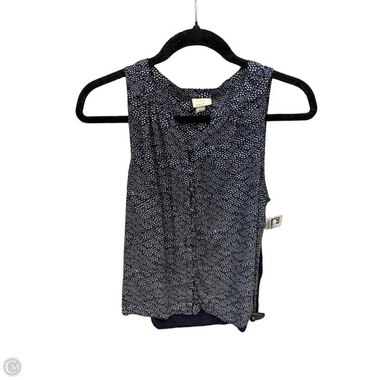 Top Sleeveless By A New Day In Polkadot Pattern, Size: Xs