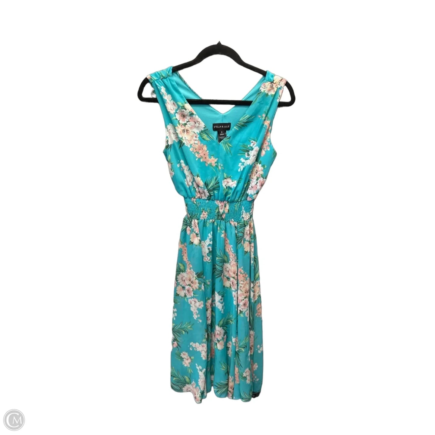 Dress Casual Midi By Clothes Mentor In Teal, Size: S