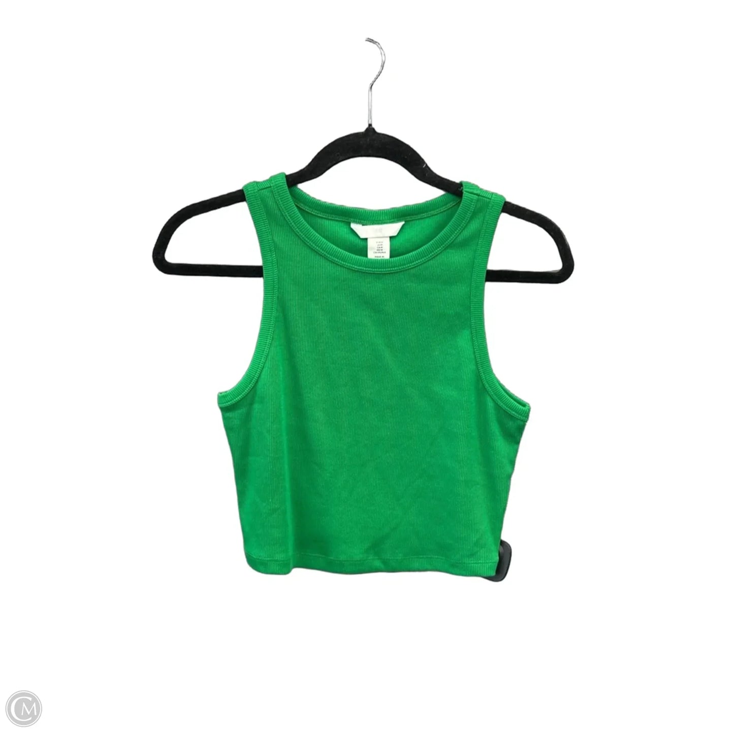 Tank Top By H&m In Green, Size: M