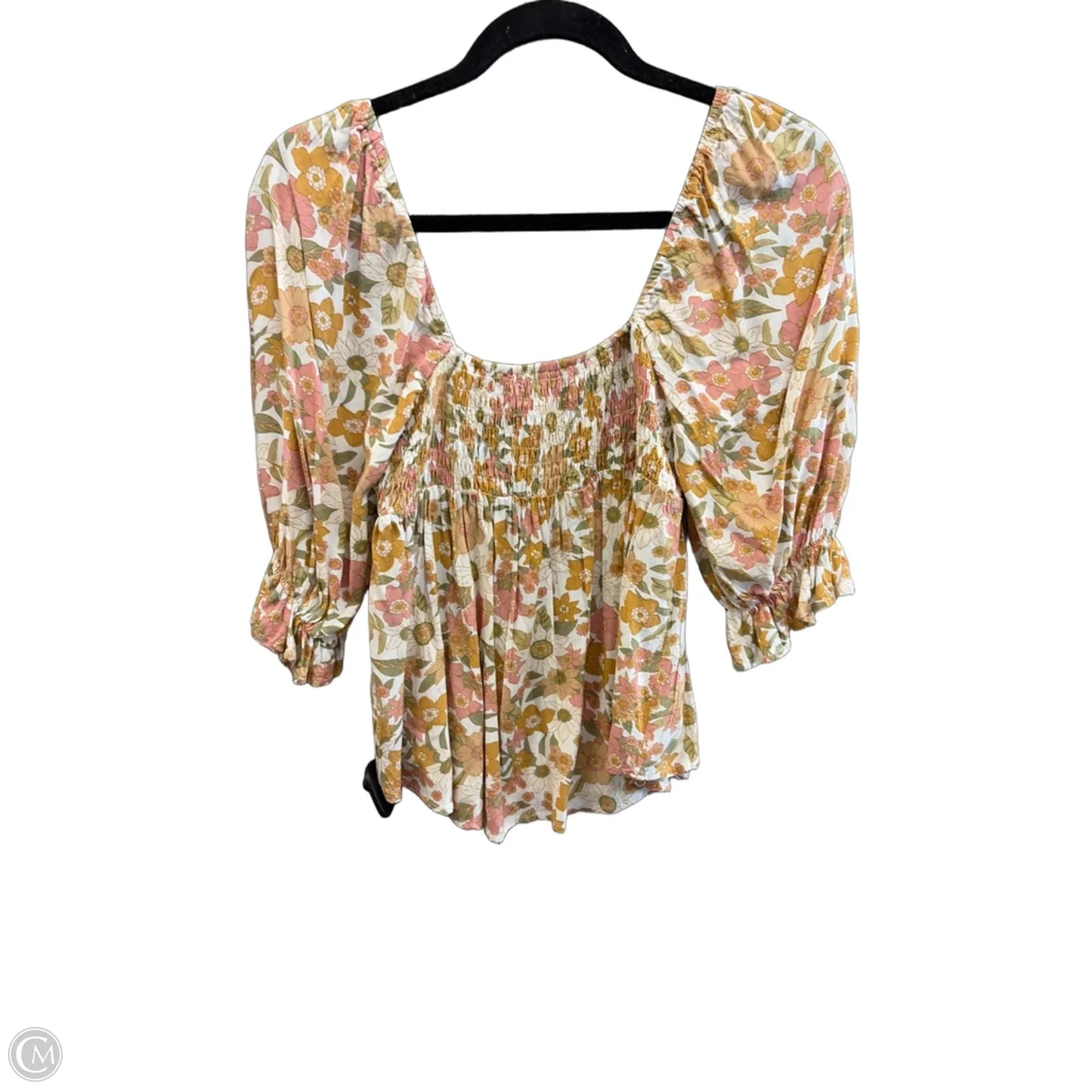 Blouse Short Sleeve By Baevely In Floral Print, Size: S