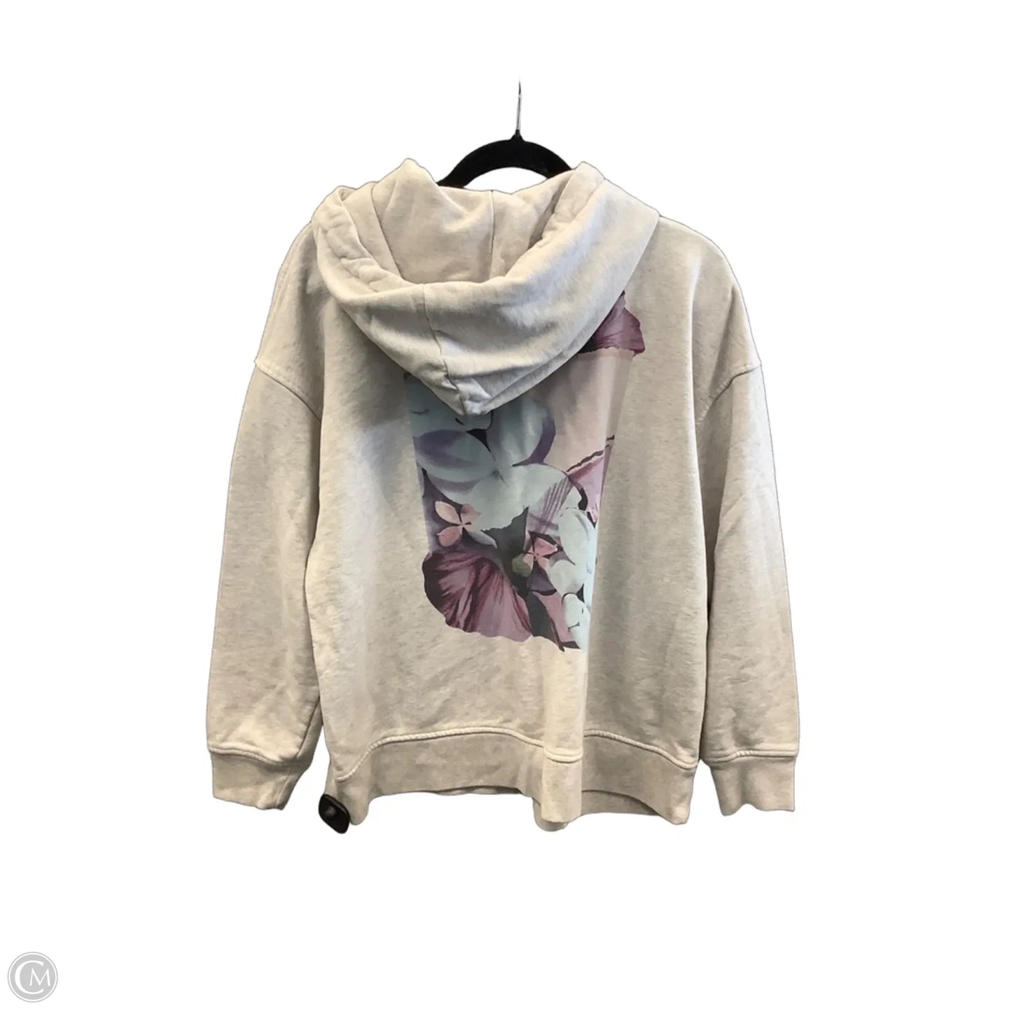 Sweatshirt Hoodie By H&m In Grey, Size: S