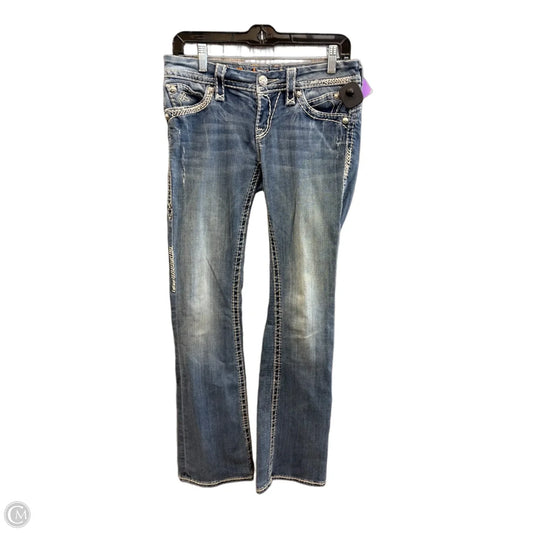 Jeans Boot Cut By Rock Revival In Blue Denim, Size: 4