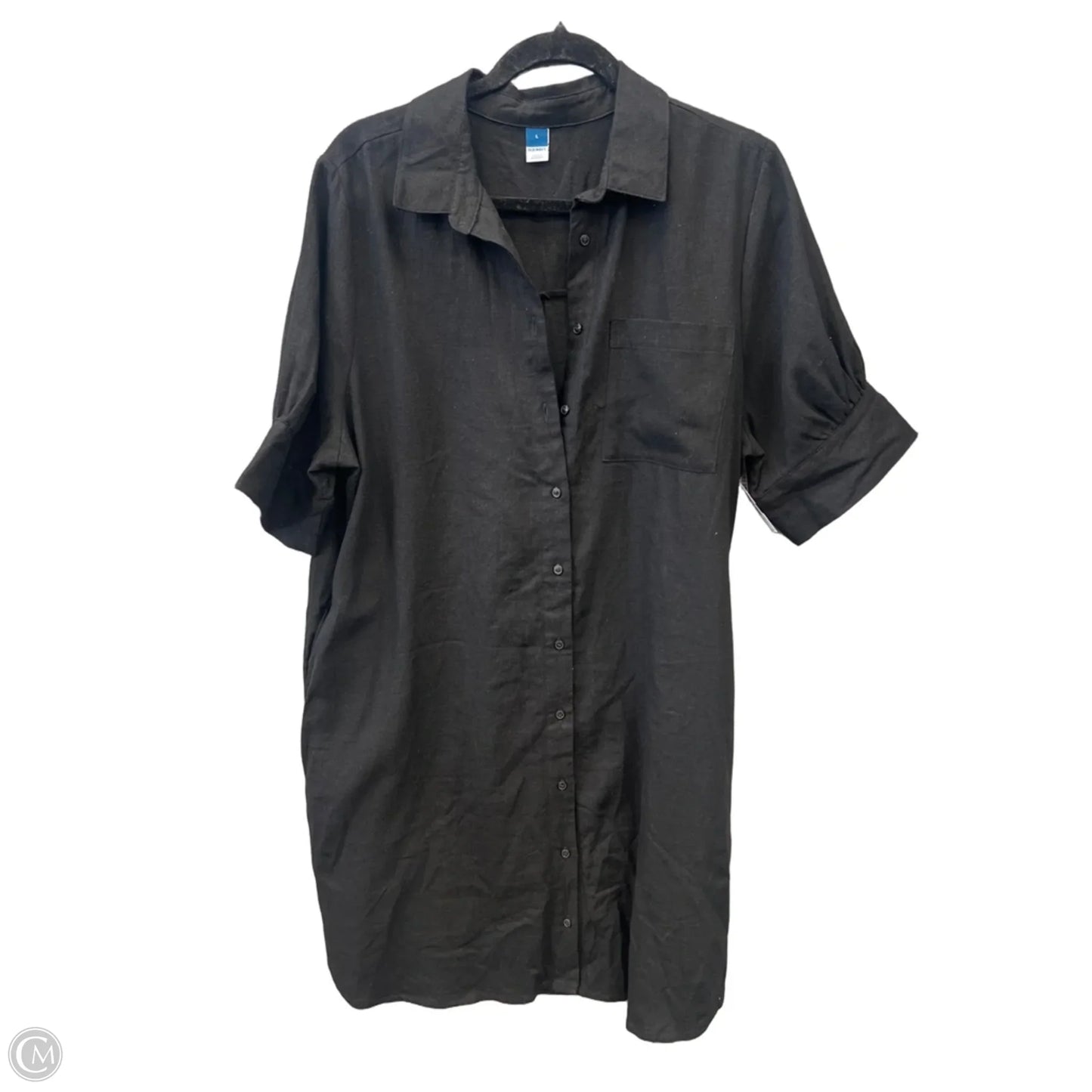 Dress Casual Midi By Old Navy In Black, Size: L