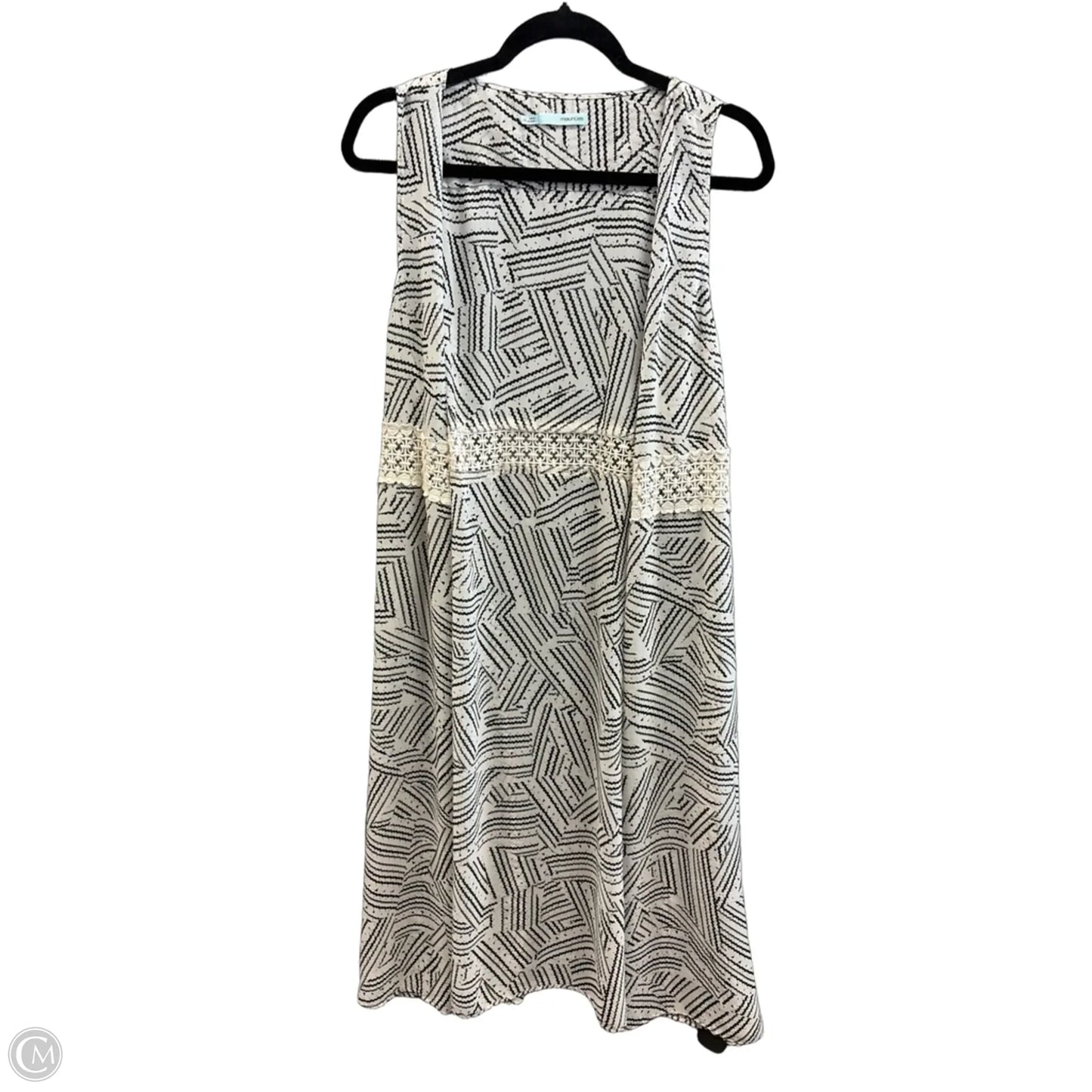 Vest Other By Maurices In Black & White, Size: L