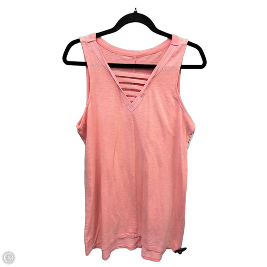 Tunic Sleeveless By Maurices In Pink, Size: L