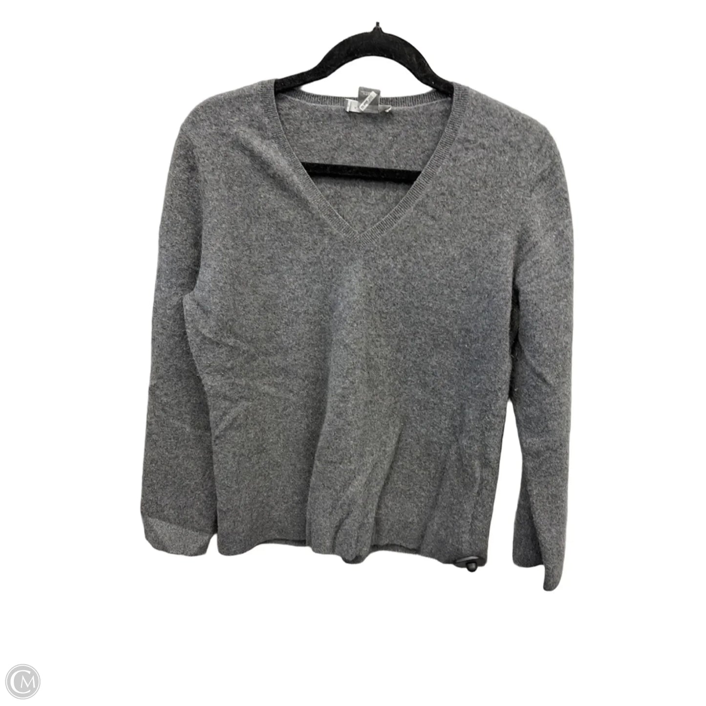 Sweater Cashmere By Ann Taylor In Grey, Size: Xl