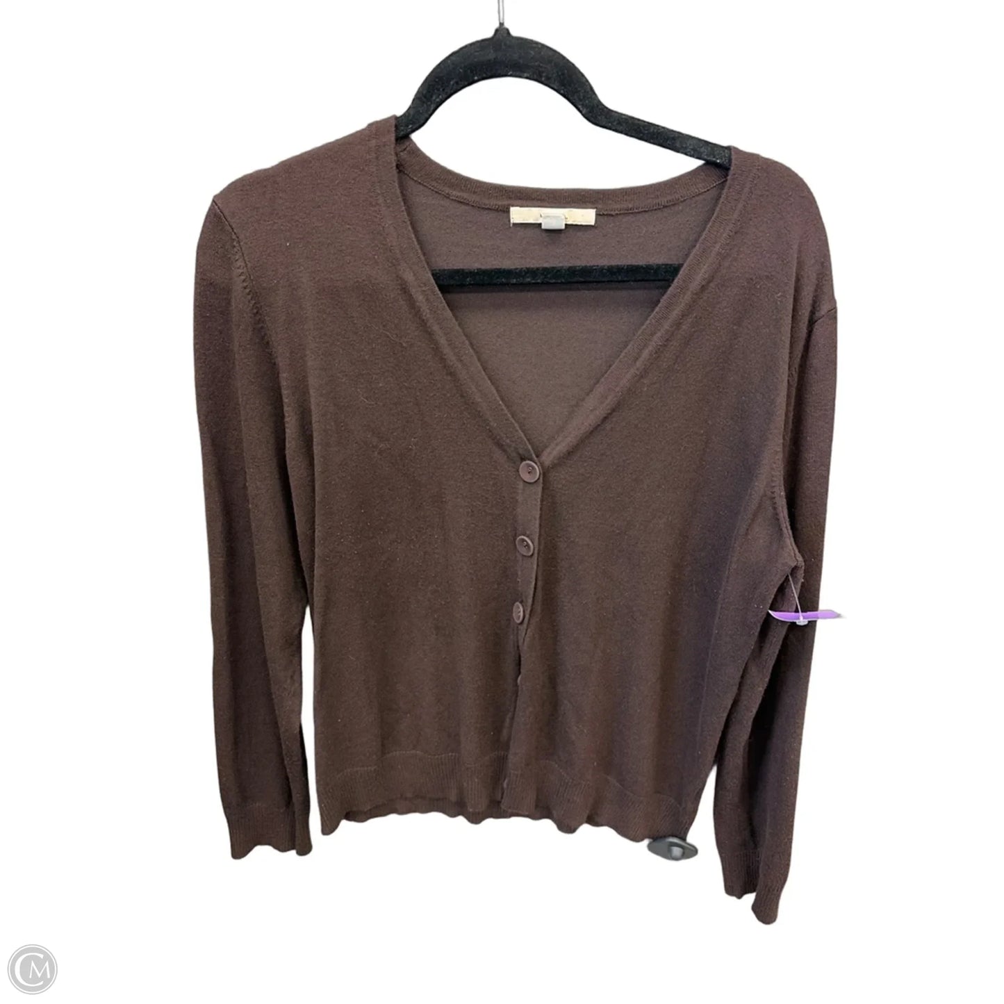 Cardigan By Merona In Brown, Size: Xxl
