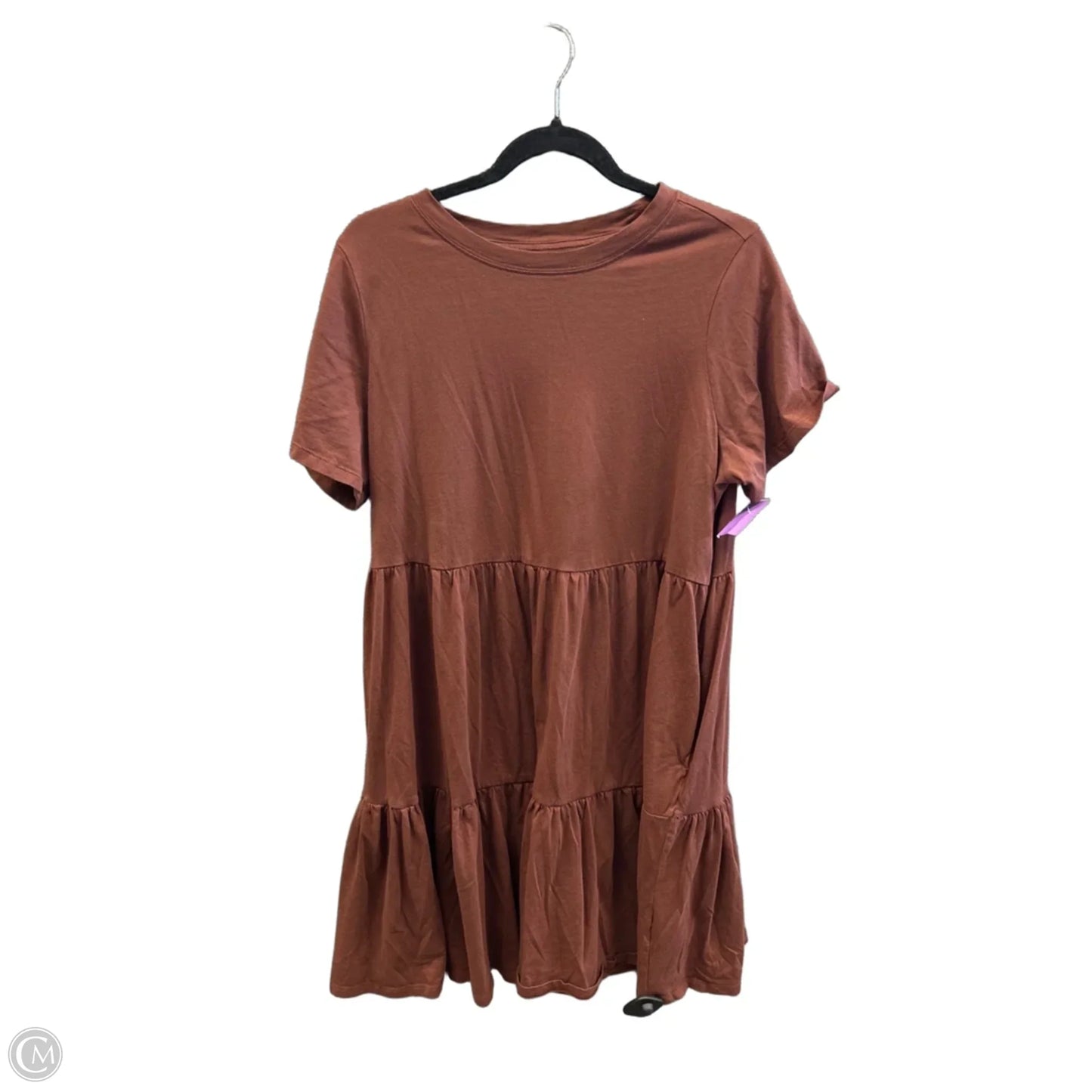 Dress Casual Midi By Old Navy In Brown, Size: L