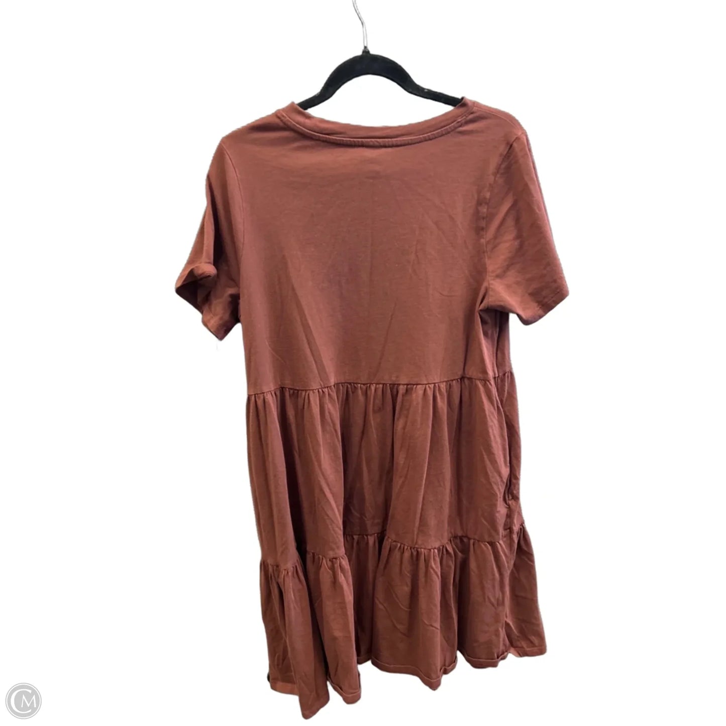 Dress Casual Midi By Old Navy In Brown, Size: L