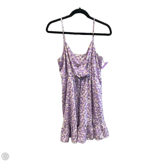 Dress Casual Midi By Shein In Purple, Size: L