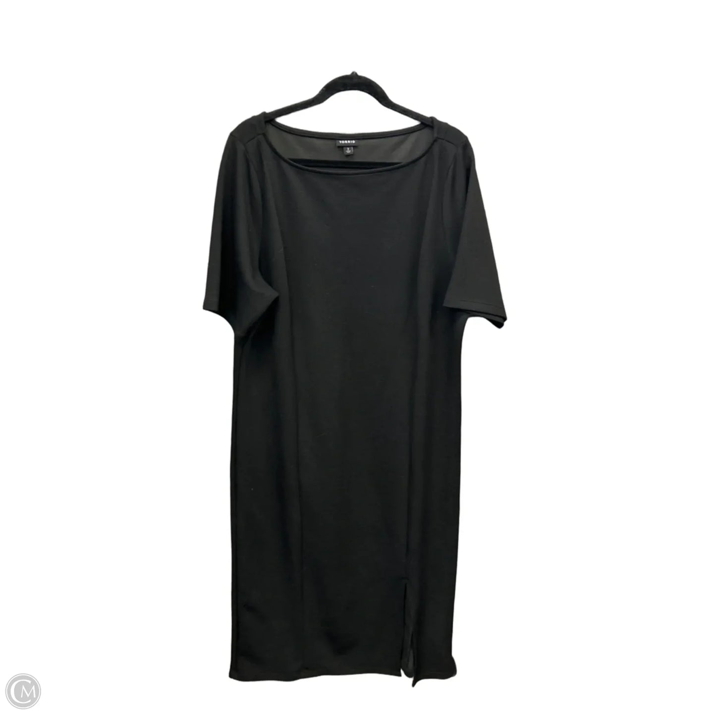 Dress Casual Midi By Torrid In Black, Size: 2x