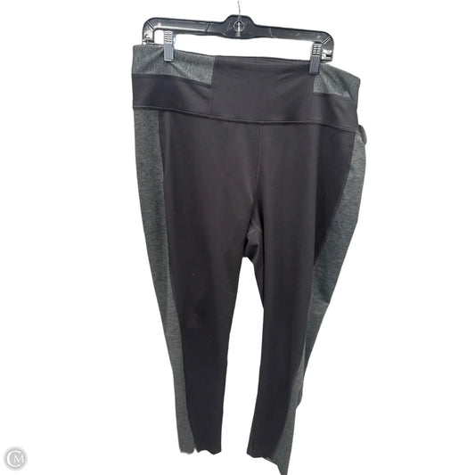 Athletic Leggings By Tek Gear In Black, Size: 2x