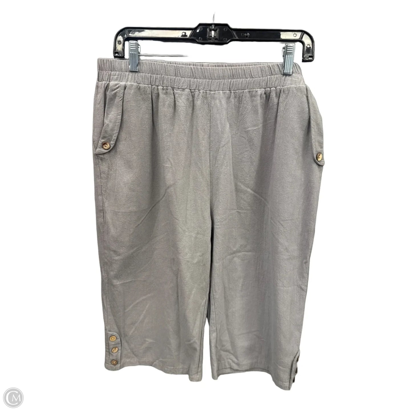 Capris By Clothes Mentor In Grey, Size: 20