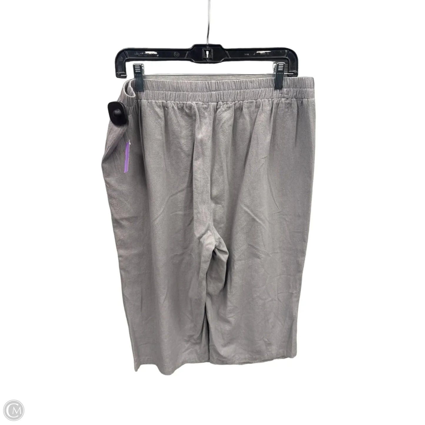 Capris By Clothes Mentor In Grey, Size: 20