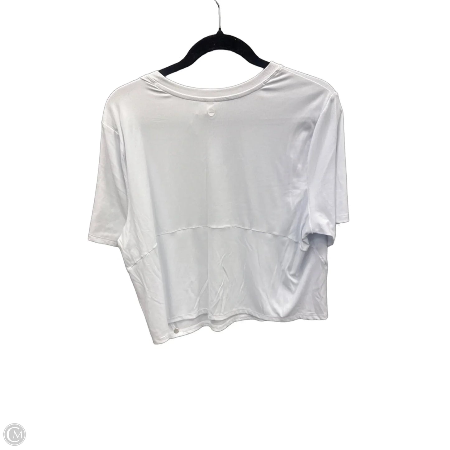 Athletic Top Short Sleeve By Avia In White, Size: Xxl