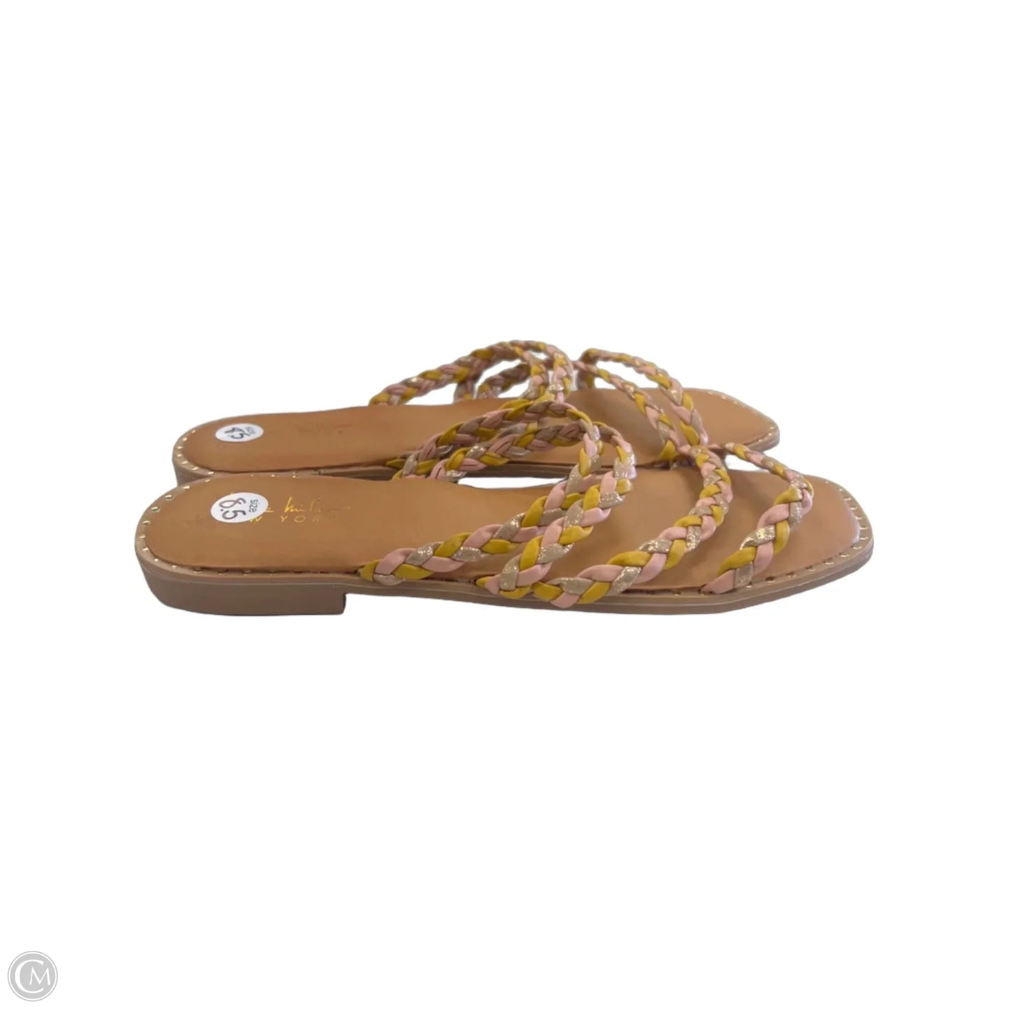 Sandals Flats By Nicole By Nicole Miller In Tan, Size: 8.5