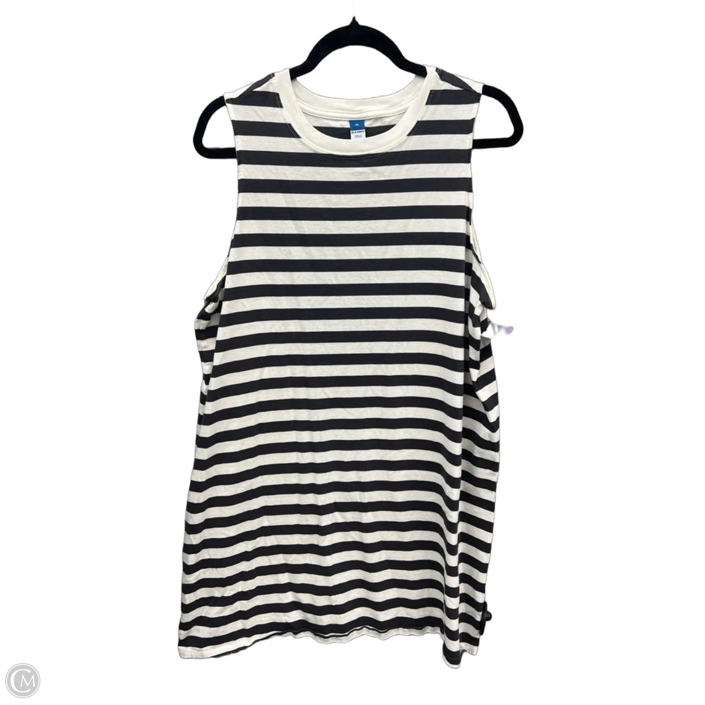 Dress Casual Midi By Old Navy In Striped Pattern, Size: Xl