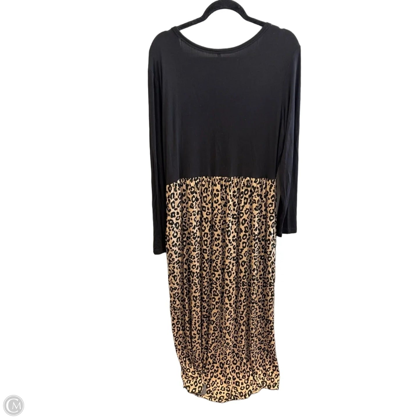 Dress Casual Maxi By Clothes Mentor In Animal Print, Size: 2x