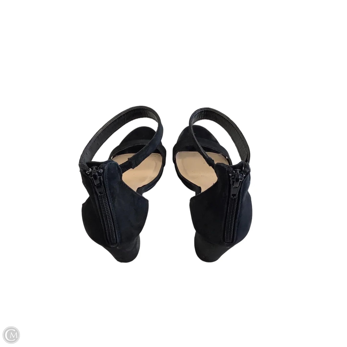 Sandals Heels Block By Akira In Black, Size: 8