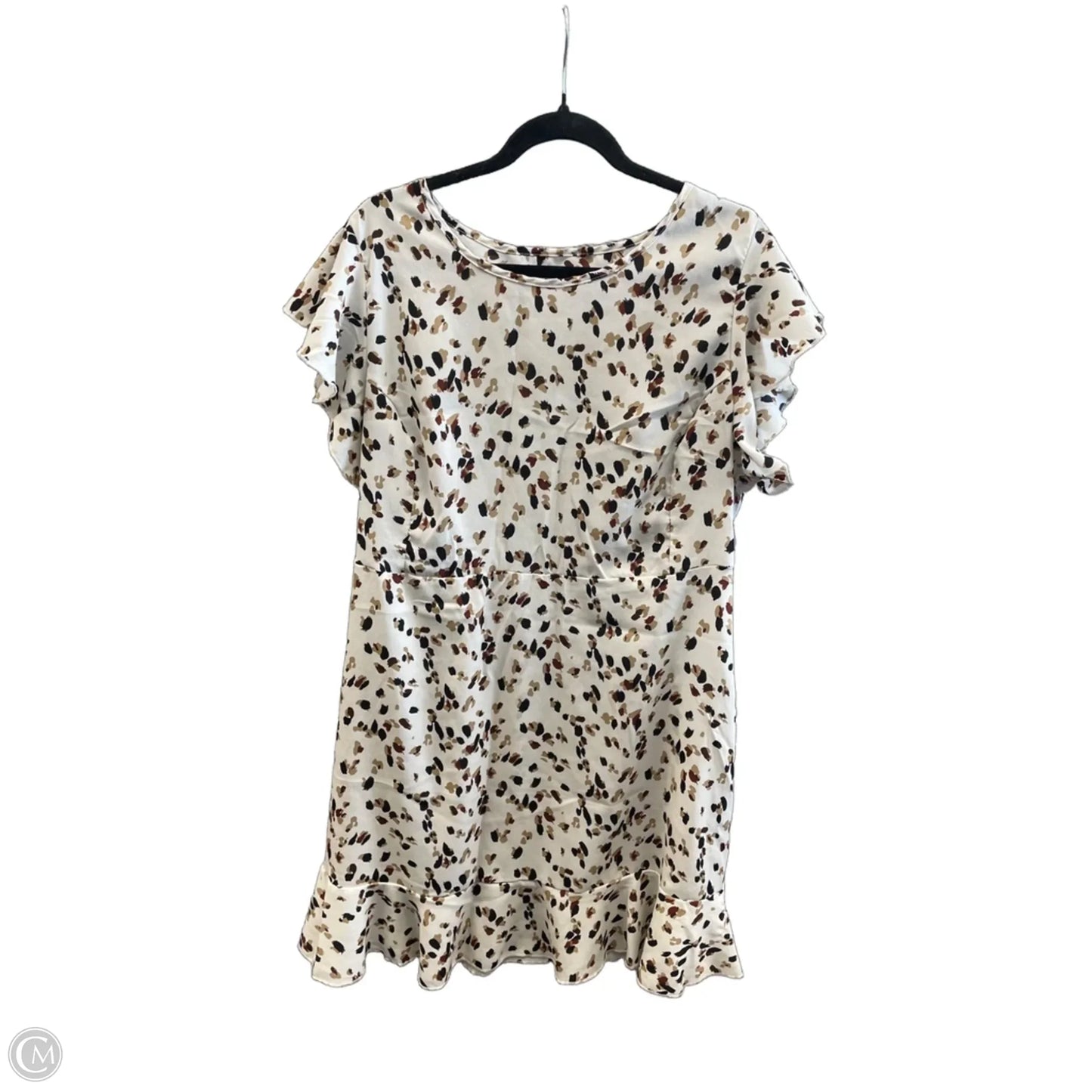 Dress Casual Midi By Shein In Brown, Size: 2x