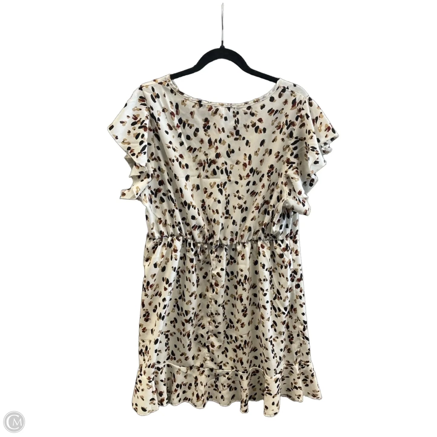 Dress Casual Midi By Shein In Brown, Size: 2x