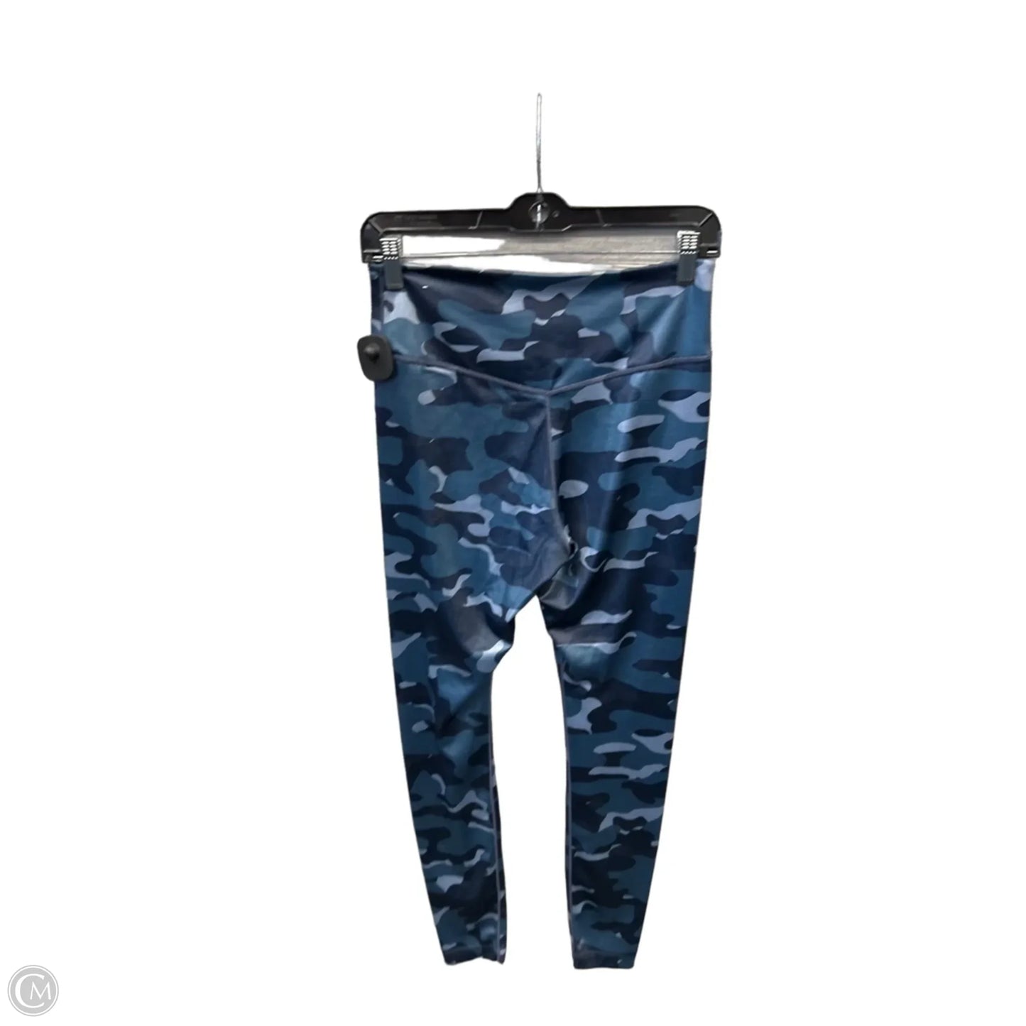 Athletic Leggings By Nike Apparel In Blue, Size: M
