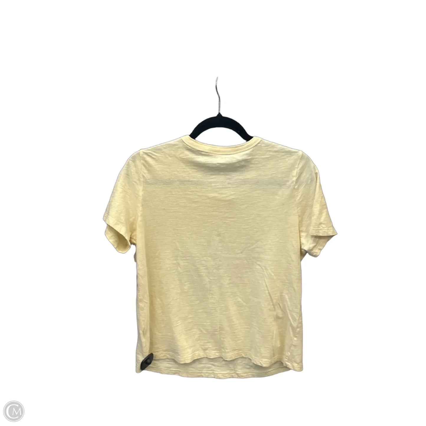 Top Short Sleeve By Old Navy In Yellow, Size: M
