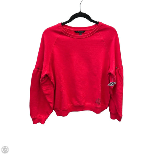 Sweatshirt Crewneck By Armani Exchange In Red, Size: M