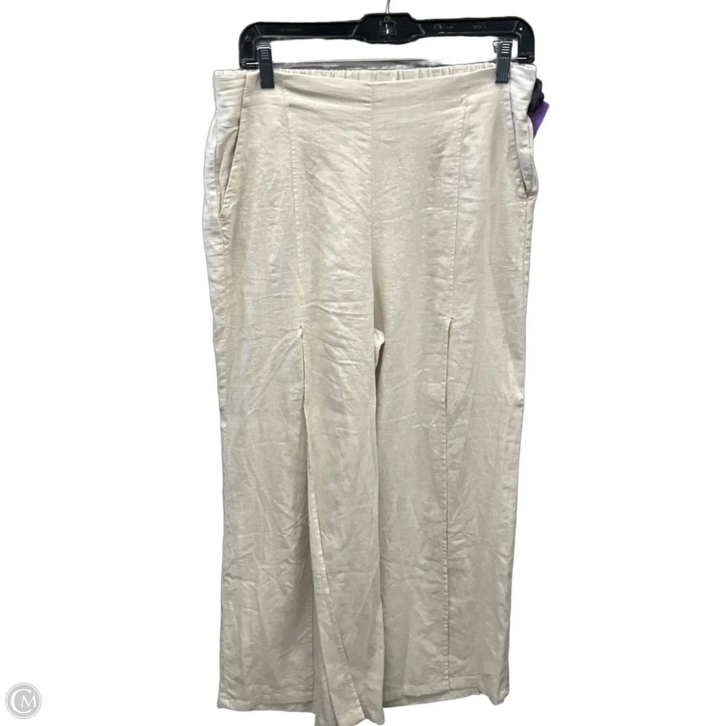 Capris By Clothes Mentor In Cream, Size: 12