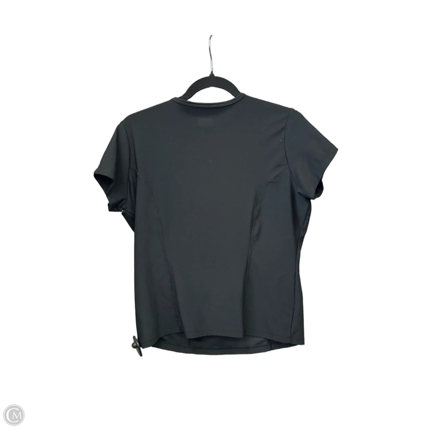 Athletic Top Short Sleeve By Nike Apparel In Black, Size: L