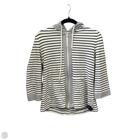 Top Long Sleeve By Talbots In Striped Pattern, Size: M