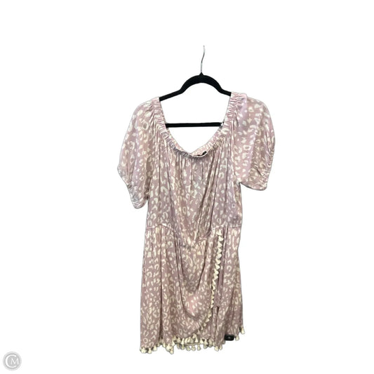 Dress Casual Short By Andree By Unit In Purple, Size: 1x