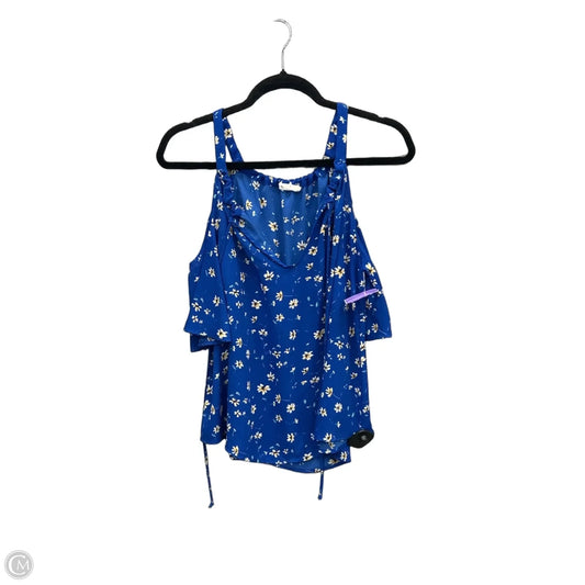 Top Short Sleeve By Sienna Sky In Blue, Size: S