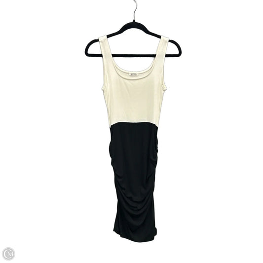 Dress Casual Midi By La Made In Black & White, Size: M