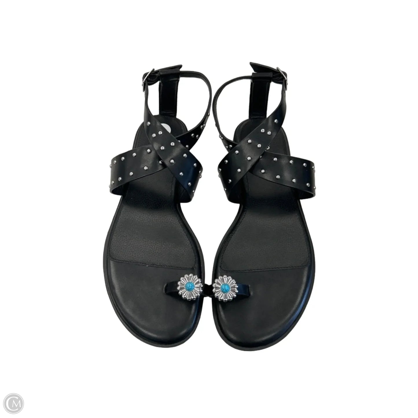 Sandals Flats By No Boundaries In Black, Size: 9