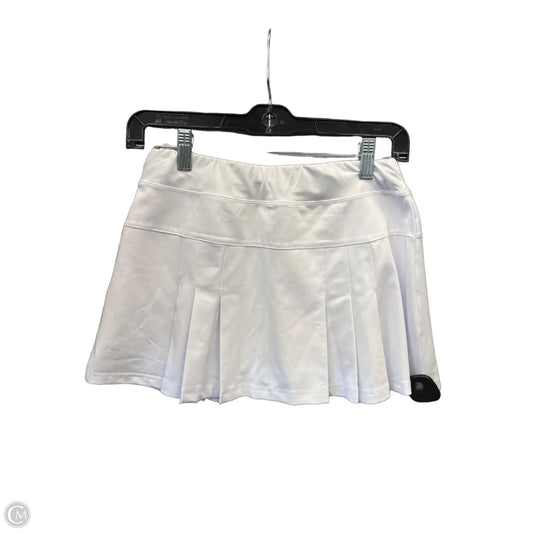 Athletic Skirt By Clothes Mentor In White, Size: Xs