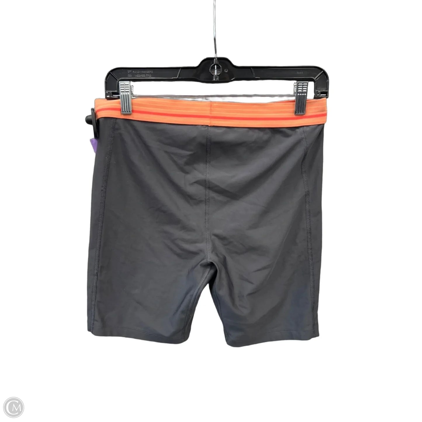Athletic Shorts By Under Armour In Grey & Orange, Size: M