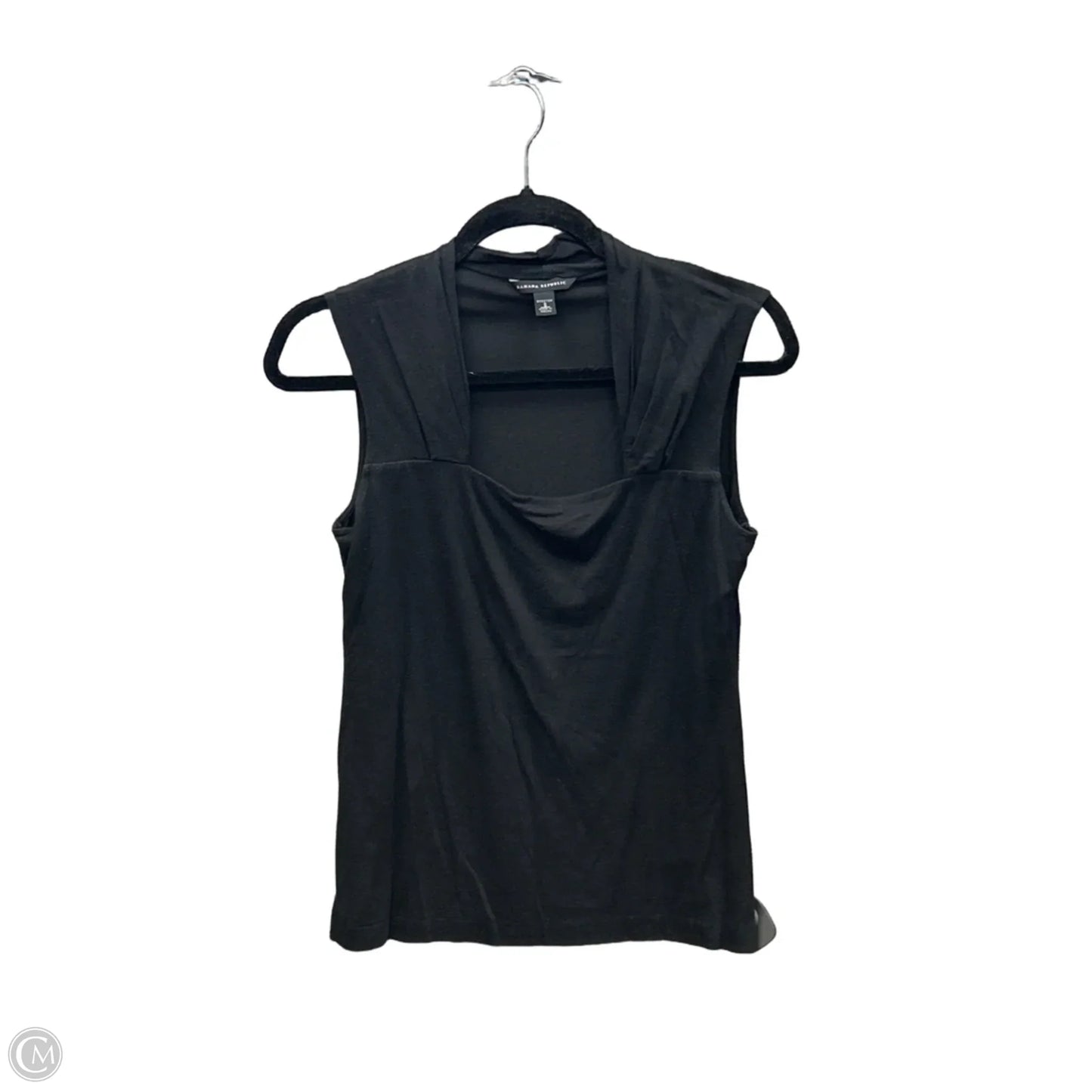 Top Sleeveless By Banana Republic In Black, Size: S