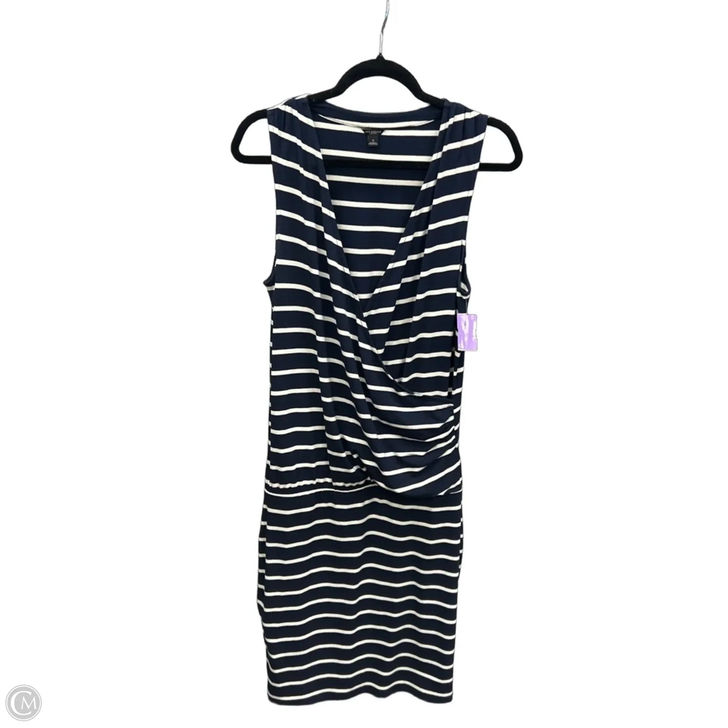Dress Casual Midi By Ann Taylor In Striped Pattern, Size: S