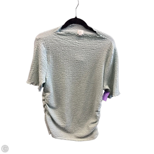 Top Short Sleeve By A New Day In Green, Size: Xl