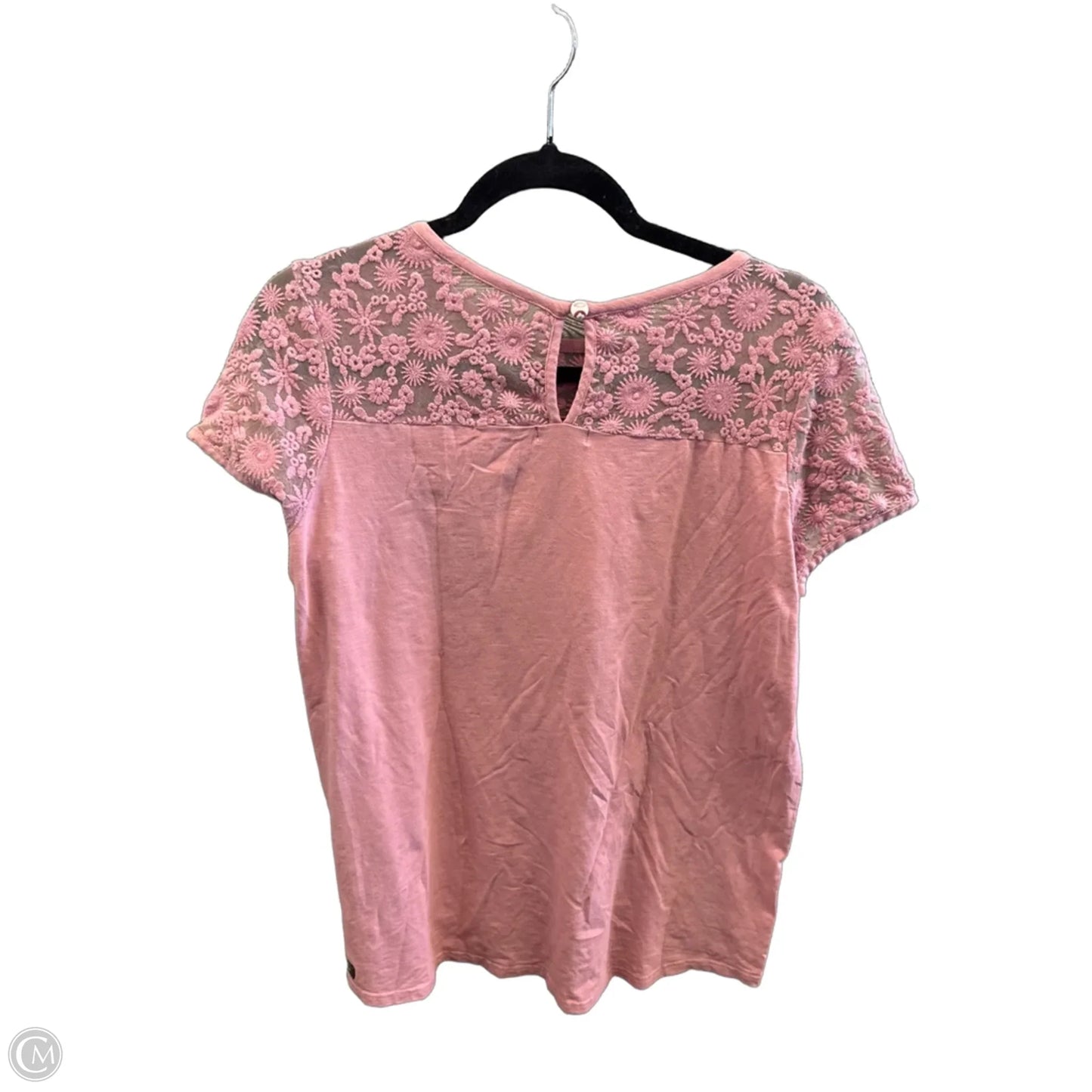 Top Short Sleeve By Matilda Jane In Pink, Size: M
