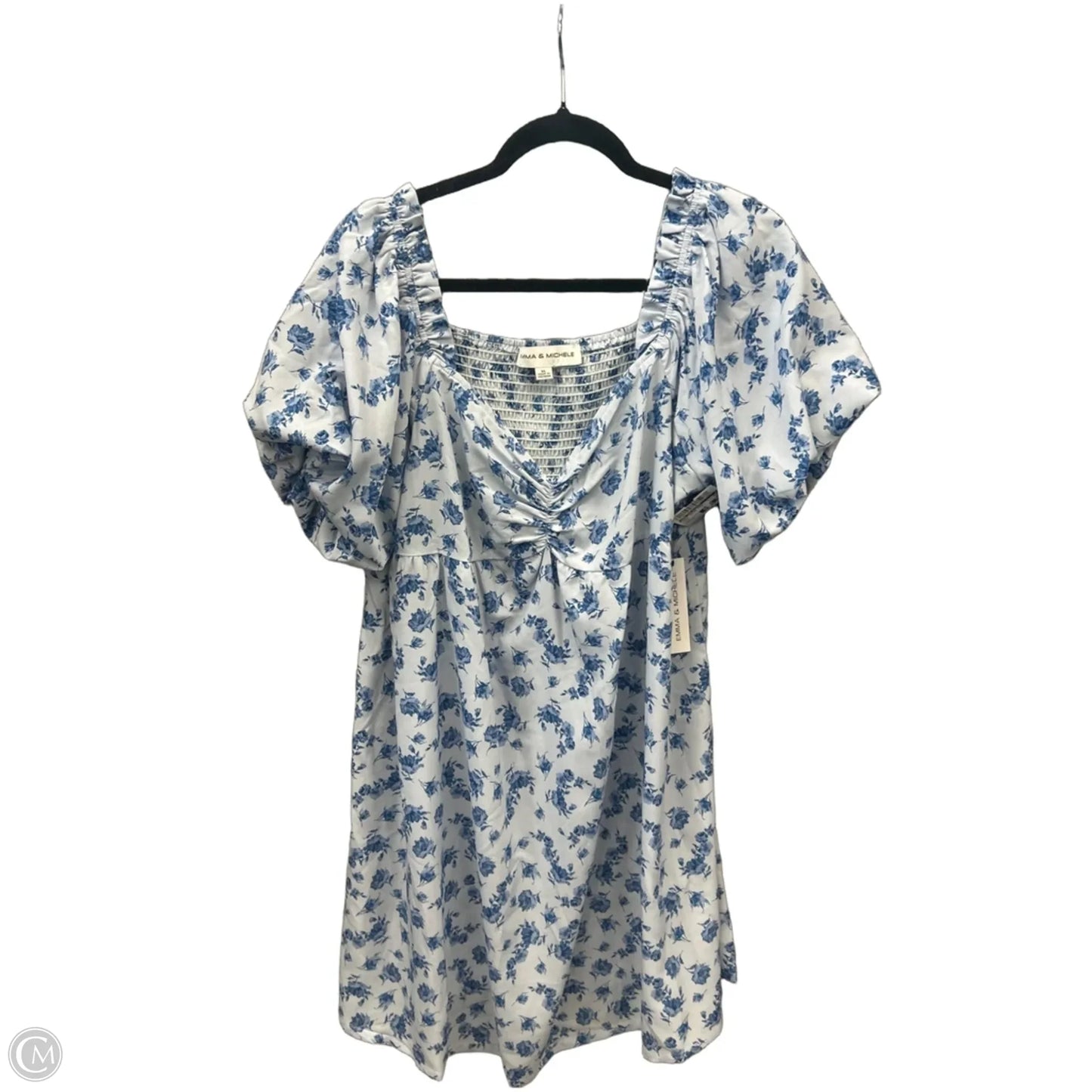 Dress Casual Midi By Emma And Michele In Blue, Size: Xl