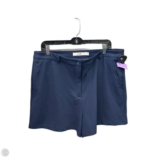 Shorts By Clothes Mentor In Navy, Size: 16