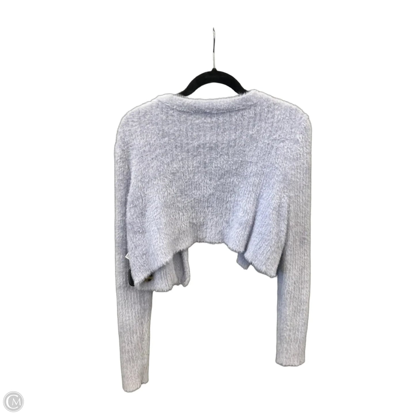 Sweater Cardigan By Clothes Mentor In Purple, Size: L