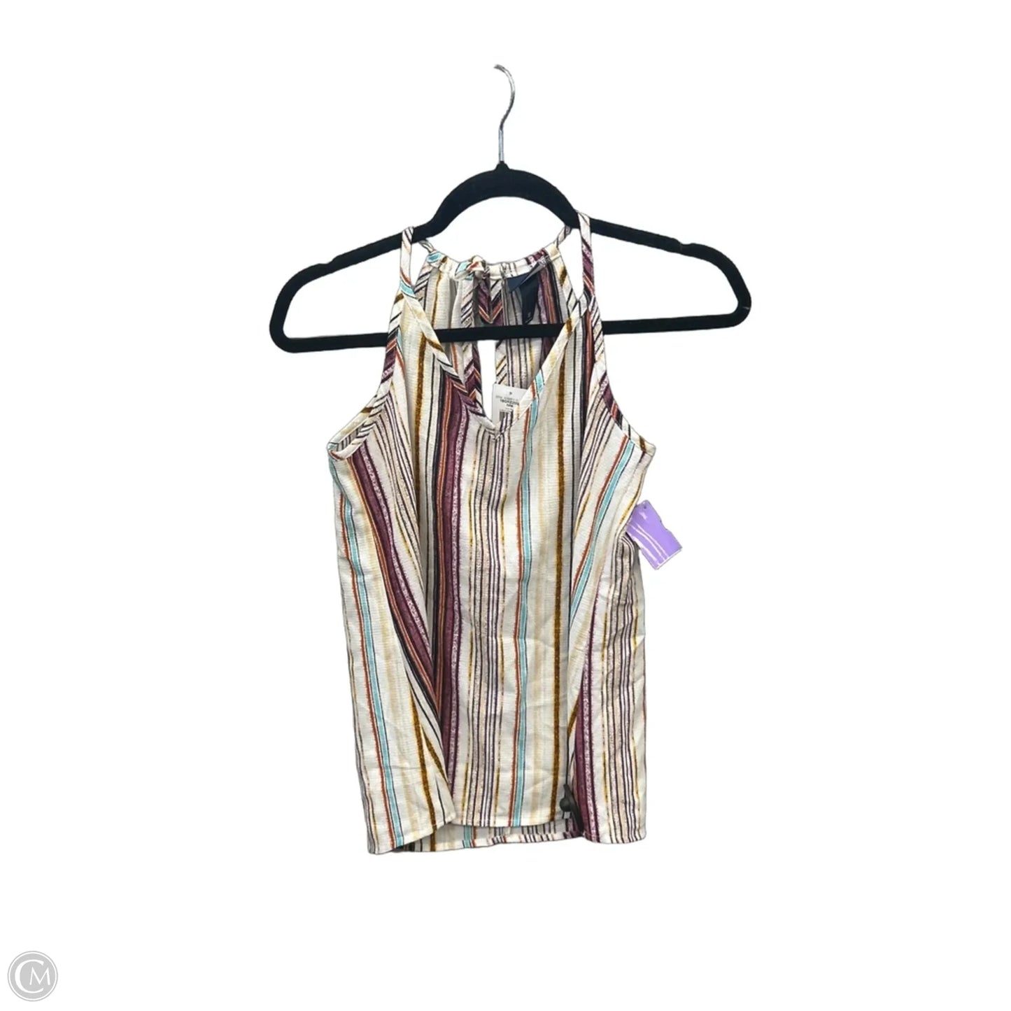 Top Sleeveless By Daytrip In Striped Pattern, Size: Xs