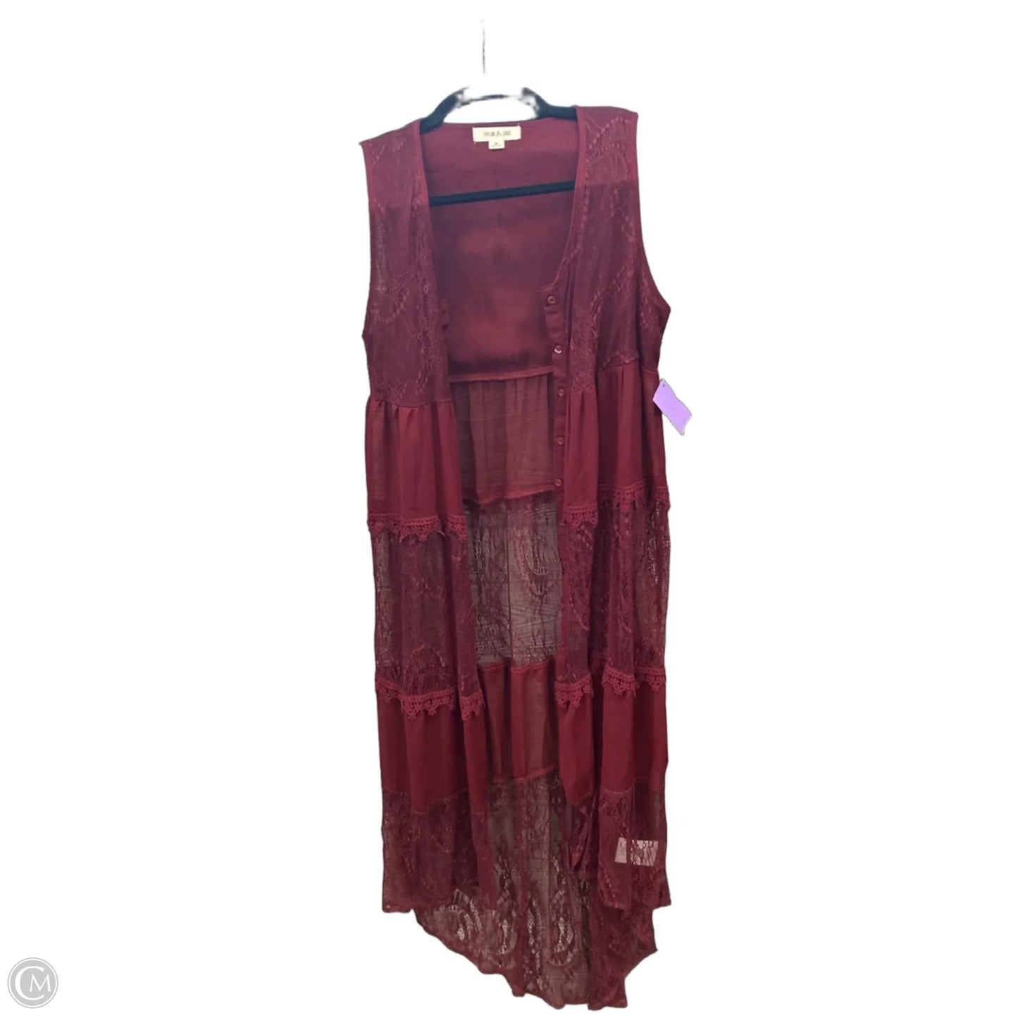Vest Other By Taylor & Sage In Red, Size: Xs