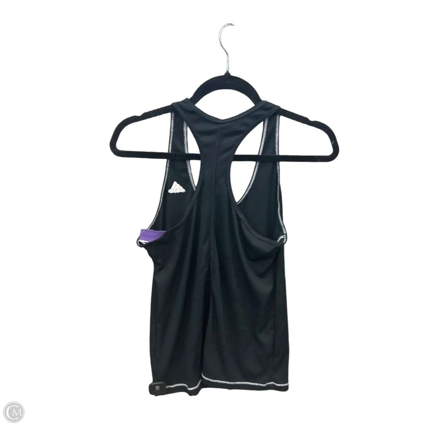Athletic Tank Top By Adidas In Black, Size: L