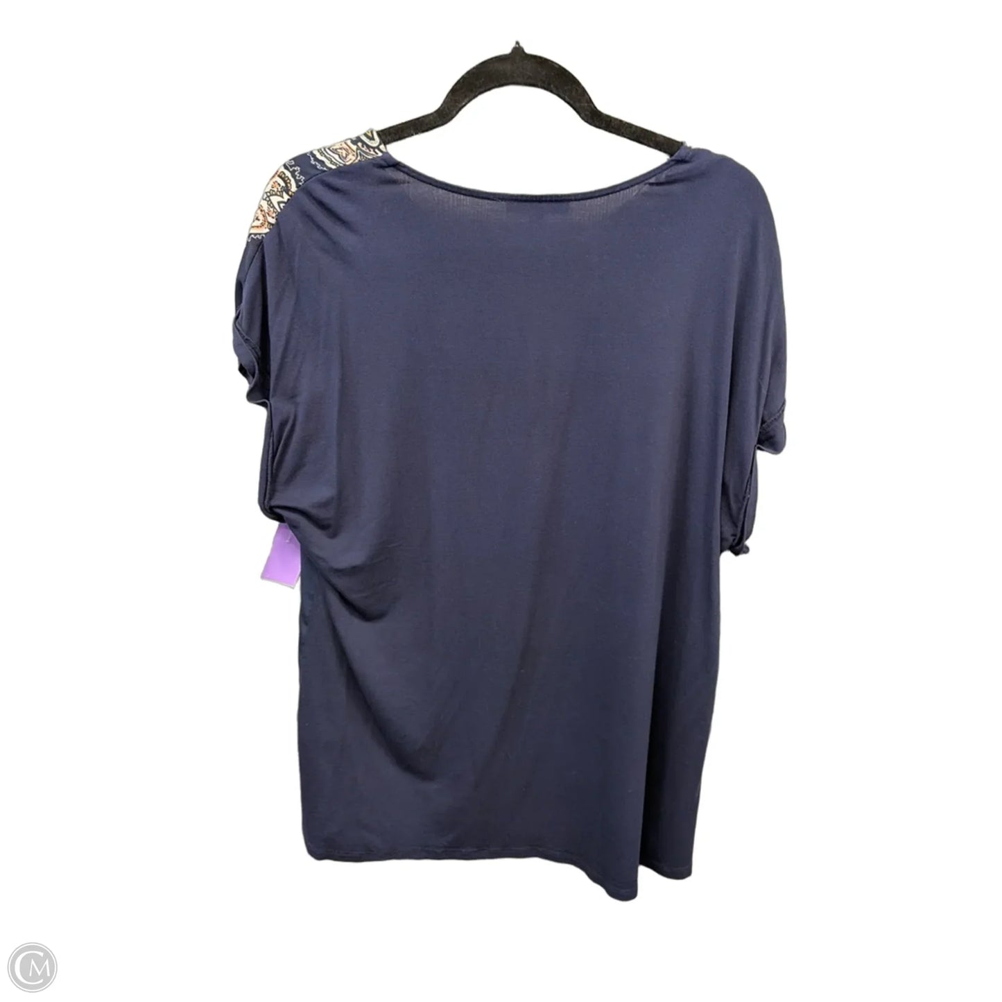 Top Short Sleeve By Dr2 In Navy, Size: Xl