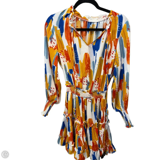 Dress Casual Midi By Clothes Mentor In Multi-colored, Size: S
